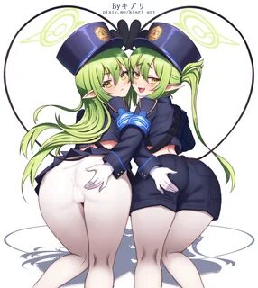 hikari and nozomi (blue archive) drawn by kiari_art Danbooru.