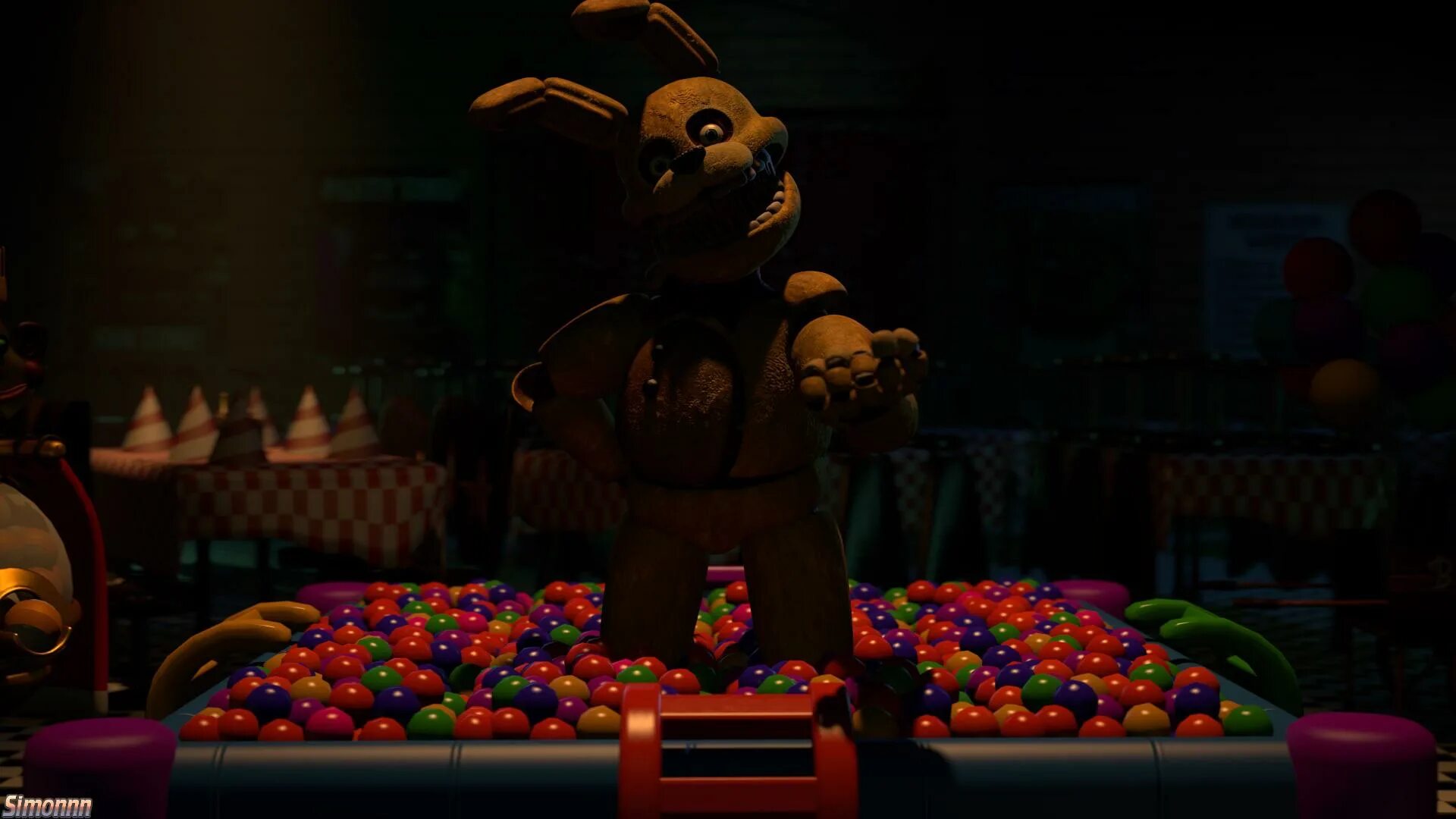 Fnaf into the pit игра
