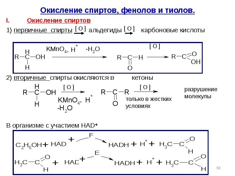 Органическое окисление. Химические свойства спиртов реакция окисления. Взаимодействие вторичных спиртов с кислотами. Соединение спиртов с кислотами.