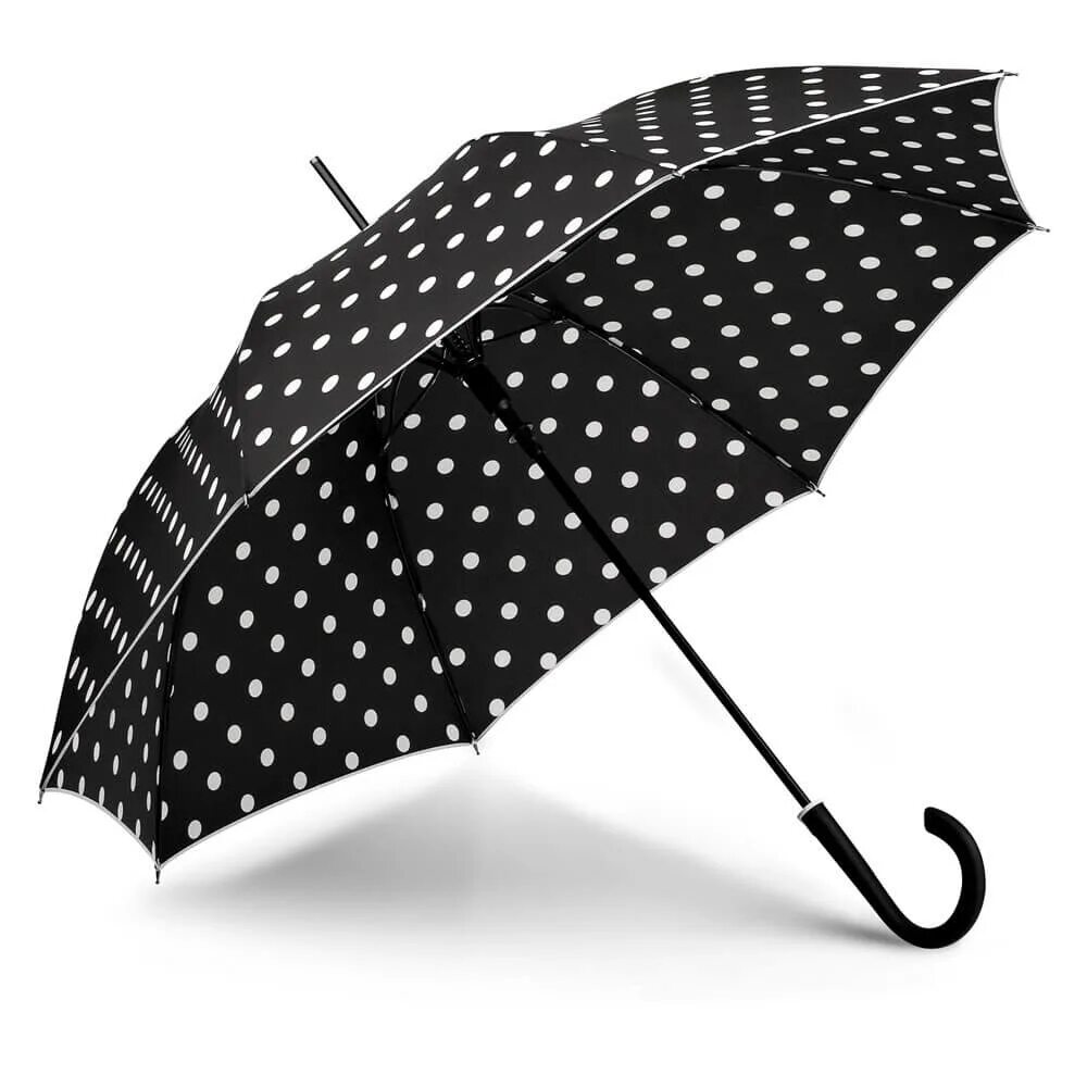 Зонтик поппинс. Прозрачный зонт в горошек. Зонт усиленный.