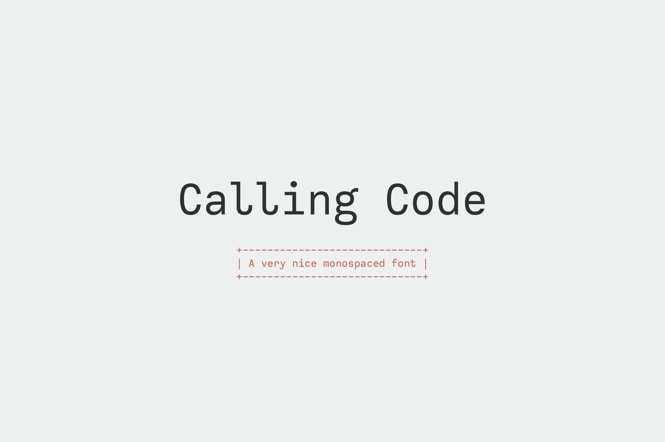 Code Pro шрифт. Шрифт Collinga. Calling codes это. Monospaced.