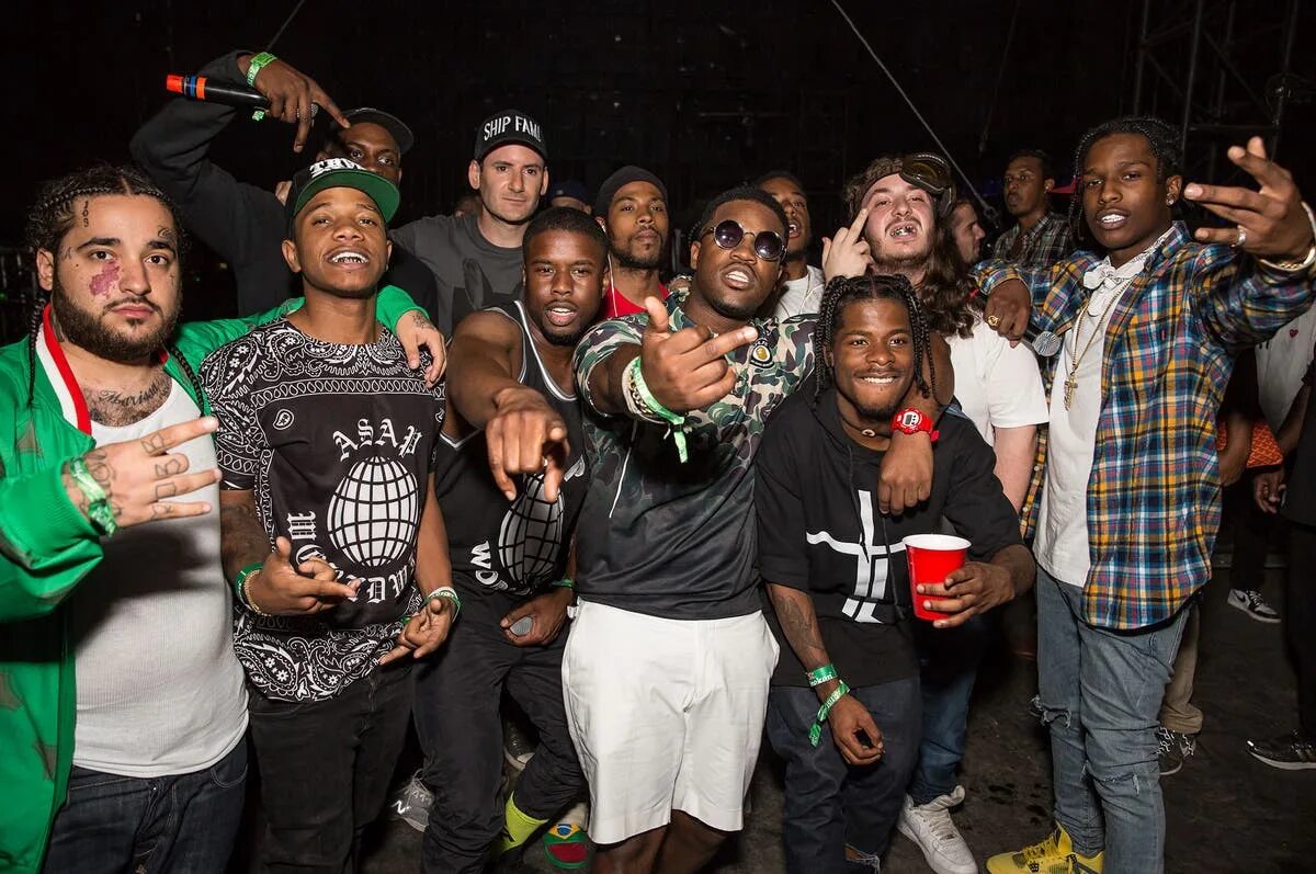 Группа ASAP Mob. Участники ASAP Mob. ASAP Rocky РЭПЕРЫ США.