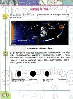 Луна окружающий мир 1 класс рабочая тетрадь