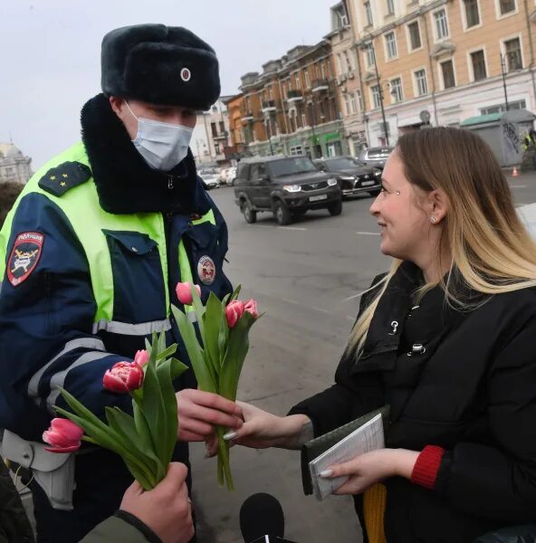 В преддверии международного женского дня 8. Дорожно-патрульная служба.