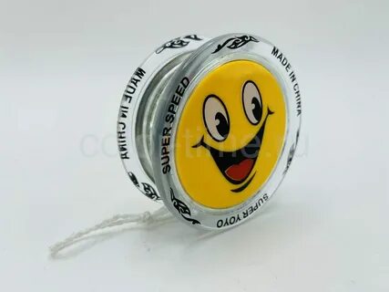 Йо-йо YO-YO Смайлик Душечка Улыбака Моргулик металл диаметр 6,8 см.
