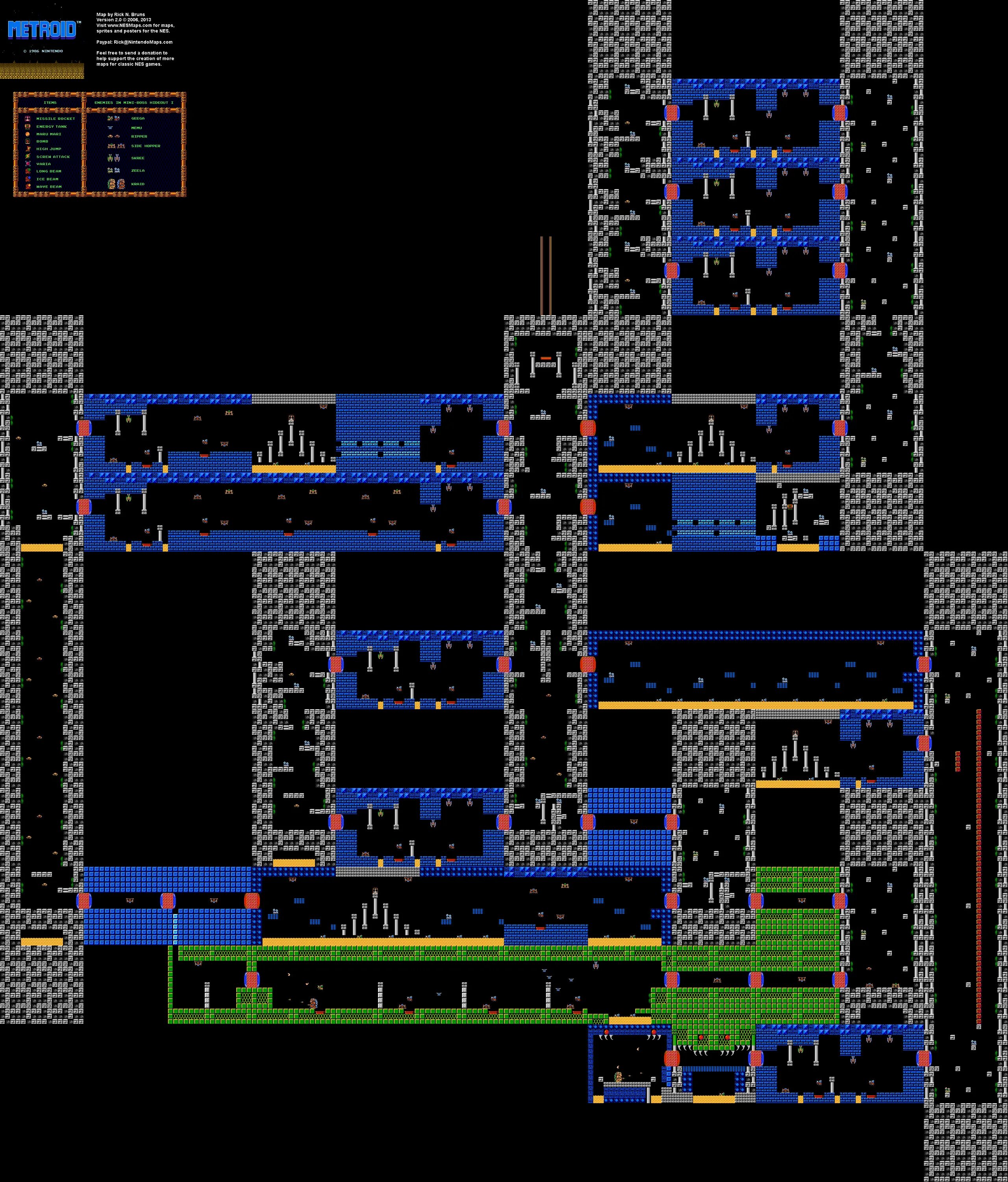 Nes maps. Metroid 1 map. metroid 1986 карта. super metroid 2 map. metroid nes карта.