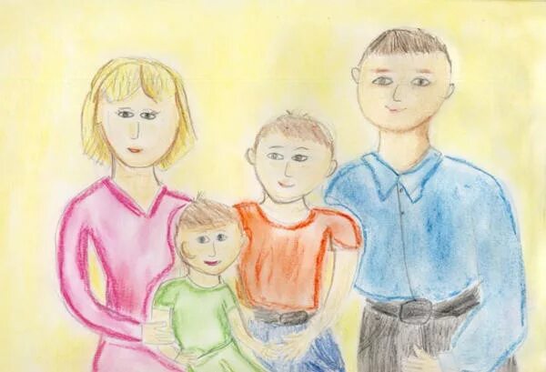 Рисунок моя семья. Рисунокина тему моя семья. Рисунок на тему семья. Рисунок семьи детский. Брат маминой мамы