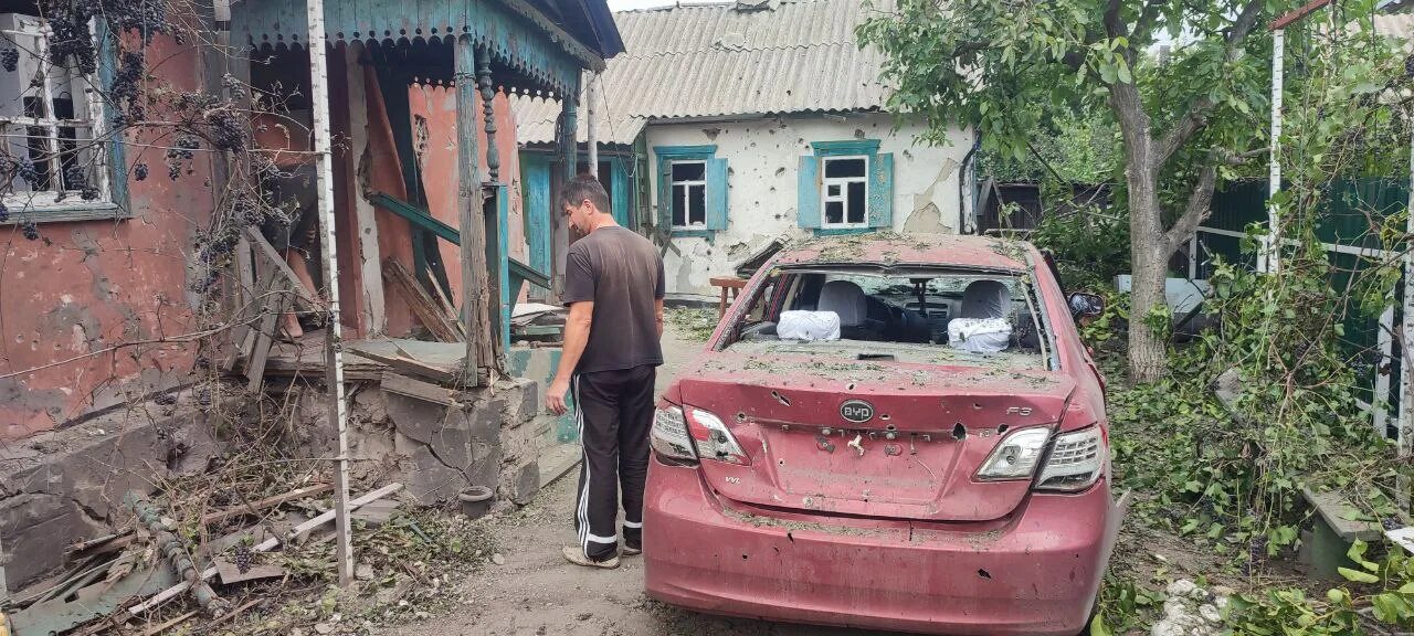 Орловка Донецкой Республики. Поселок Орловка Донецкая область. Последствия обстрела Горловки. Ураган фотографии.