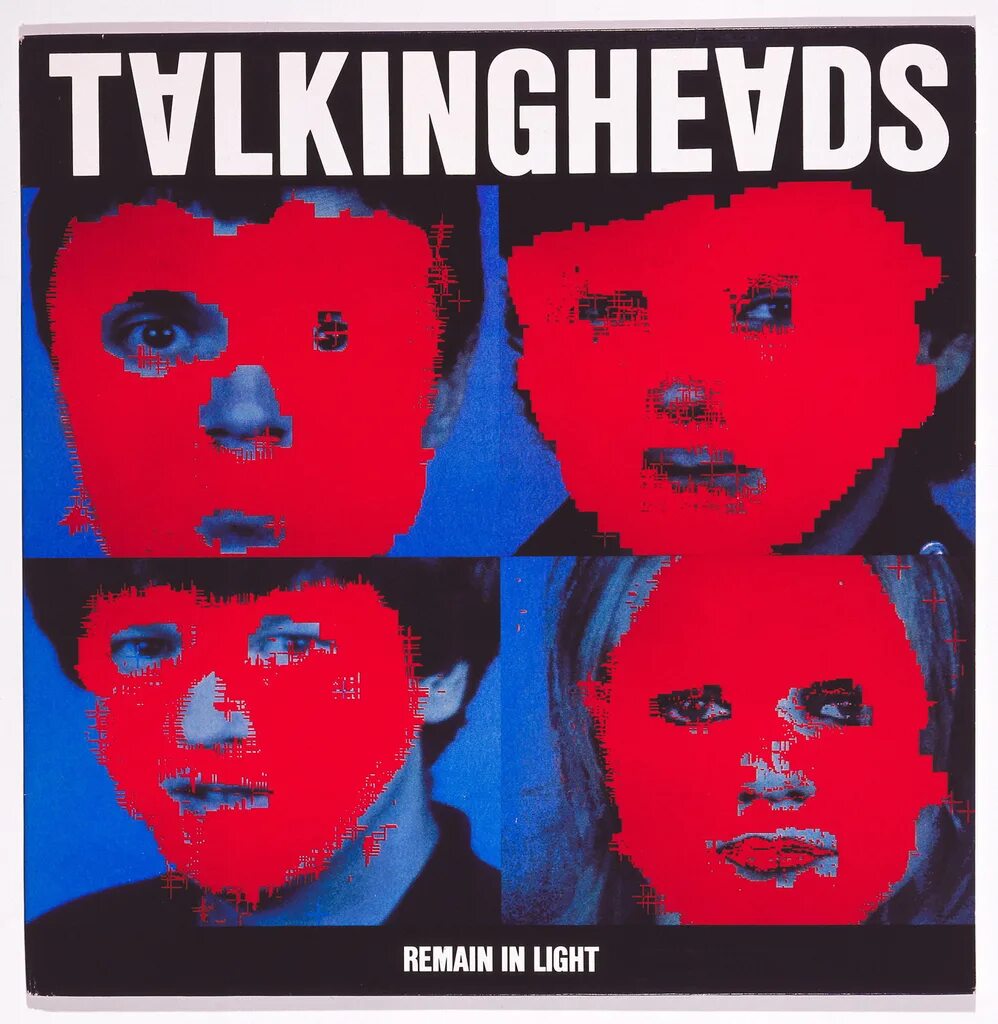 Redhead takes. Talking heads обложка. Talking heads album Cover. Talking heads remain in Light. Talking heads плакат.