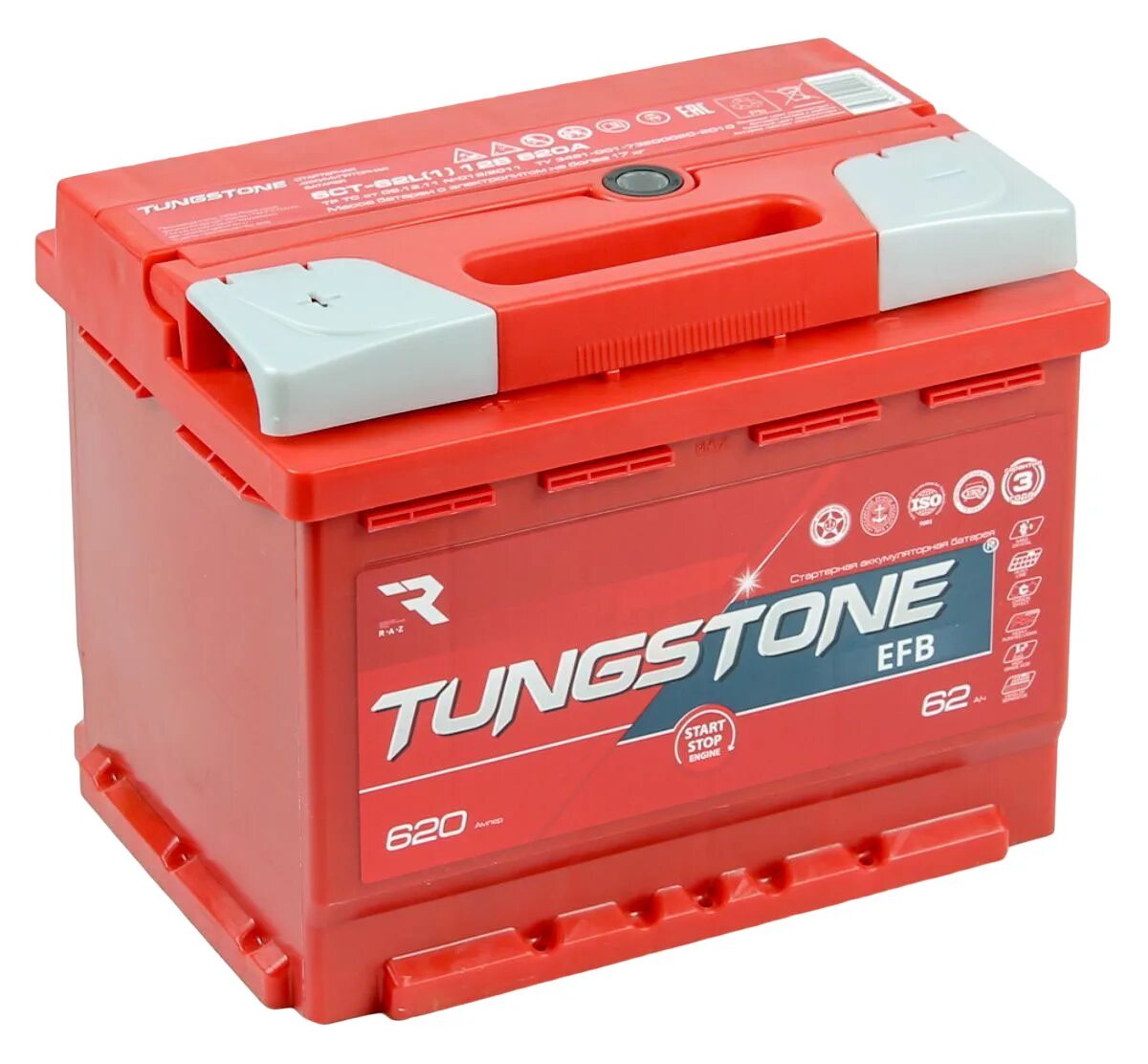 Tungstone EFB 6ст -77.0. Tungstone аккумуляторы 60 Ач. Tungstone EFB 6ст -62.0. EFB 6ct-60.0.
