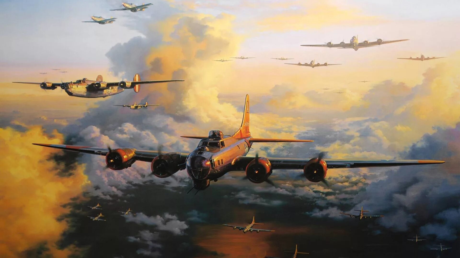 B 17 тесты. B 17 бомбардировщик вар Тандер. Самолеты на картинах Nicolas Trudgian. B-17 Flying Fortress.