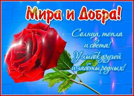 Открытка добра и света
