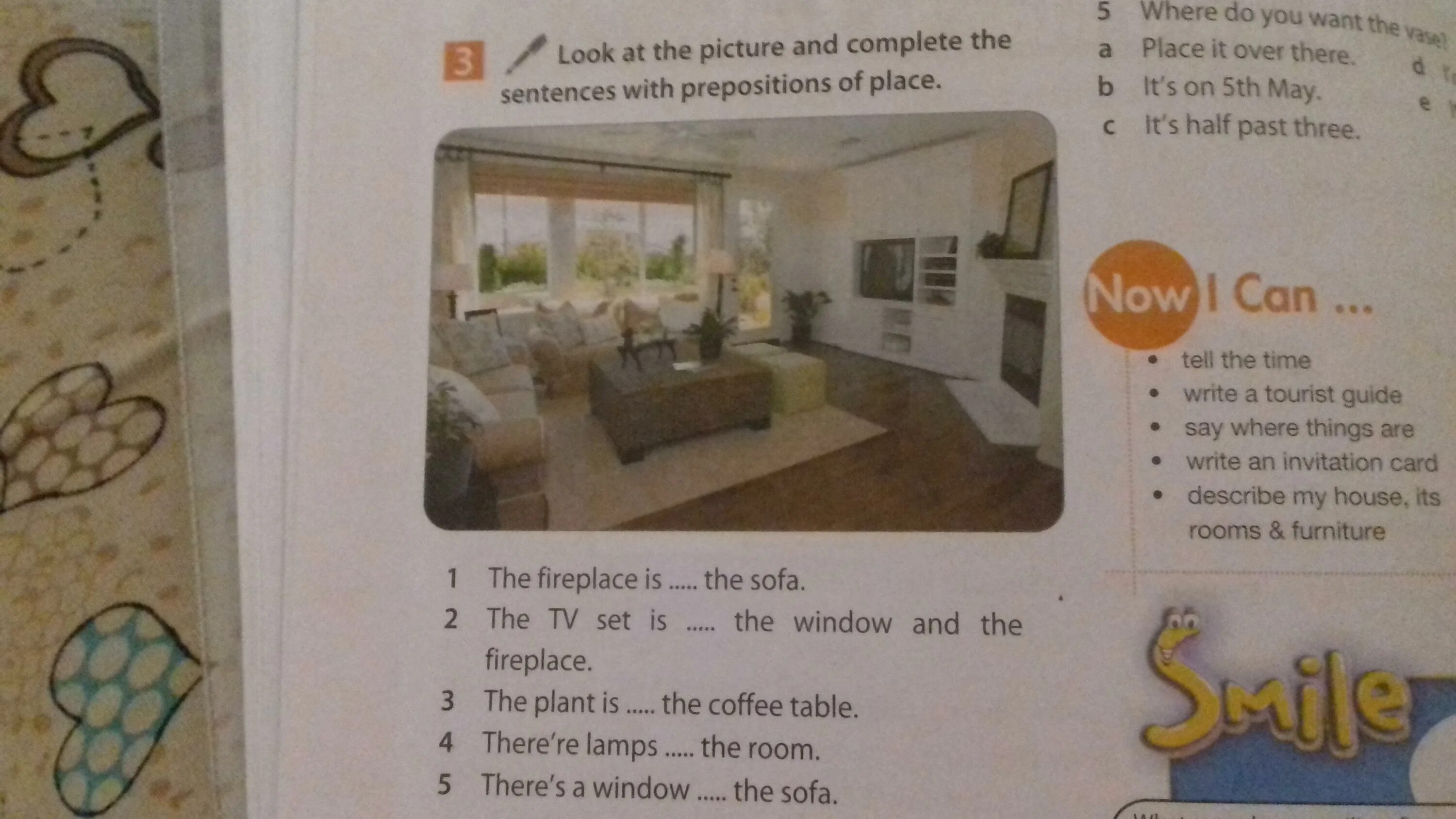 Look at the pictures перевод на русский. Look at the pictures and complete the sentences ответить на вопросы. Описание комнаты на английском. Move in 5 класс Spotlight. Гдз по английскому my things.