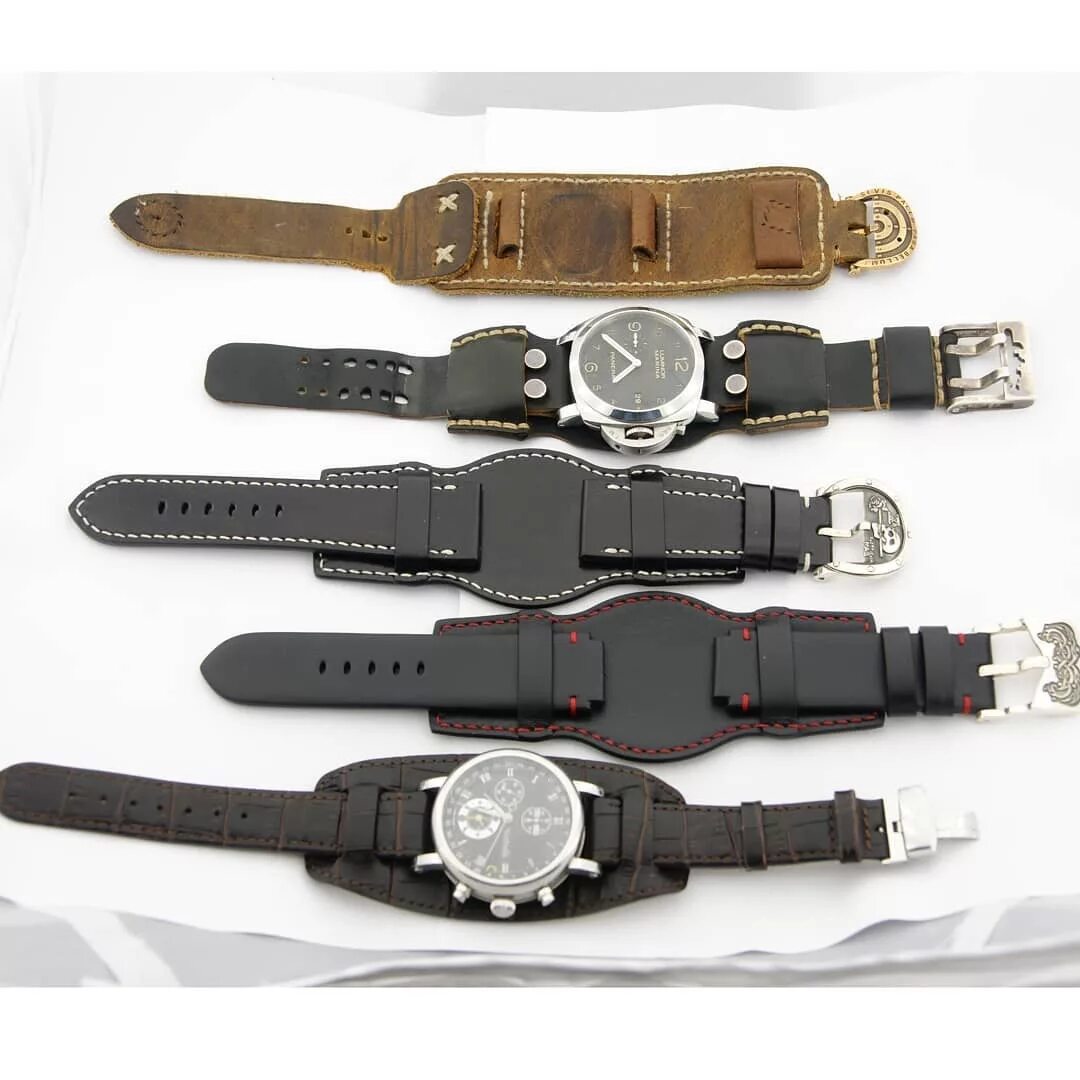 Ремни часов фото Custom Leather Watch Straps Handcrafted by Rob Montana