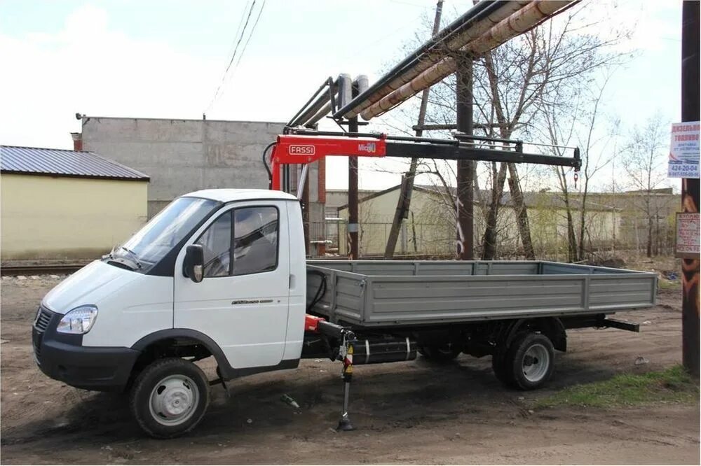 Манипулятор на базе газели
