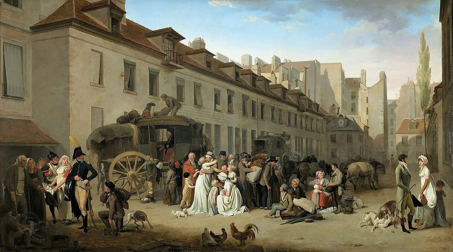 Louis-Léopold Boilly (1761-1845) autoportrаit. Художники конца 18 и начала 19 зарубежные