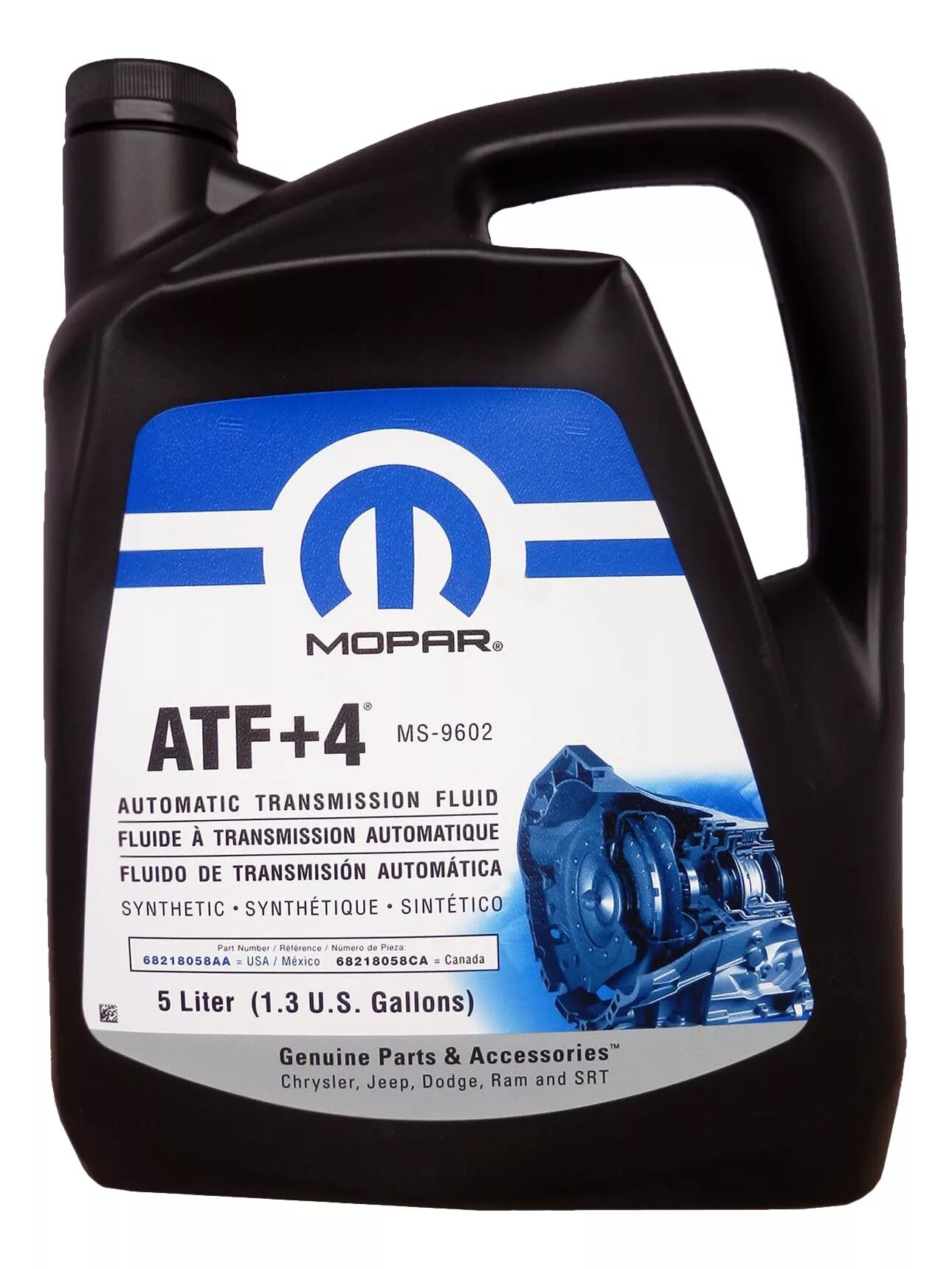Atf 3 atf 4. Mopar ATF+4 (MS-9602). Mopar ATF+4 9602 артикул. Масло трансмиссионное мопар АТФ +4. 68218058aa Mopar.