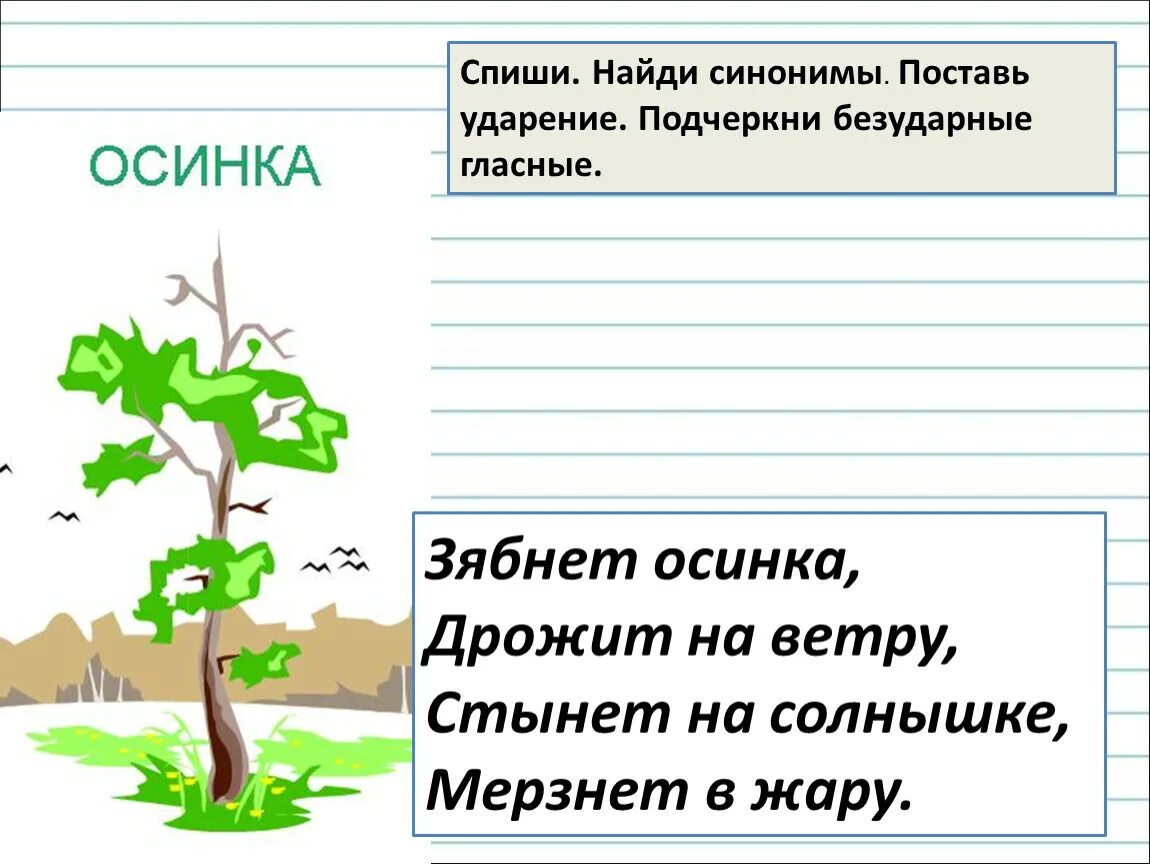 Товарищ синоним к этому слову найти. Синонимы зябнет Осинка дрожит. Зябнет Осинка синонимы. Синонимы в стихотворении Токмаковой. Зябнет Осинка дрожит на ветру синонимы.