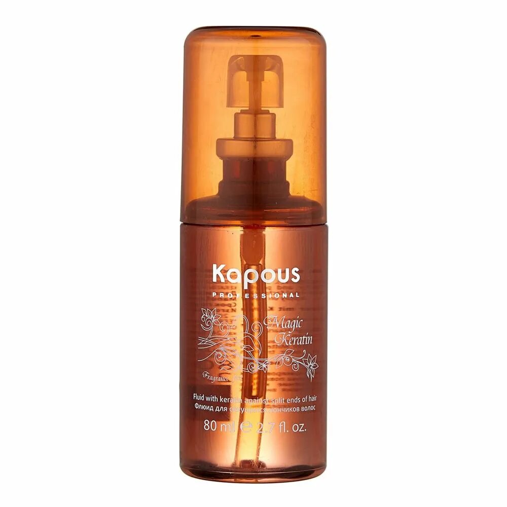 Kapous professional Magic Keratin флюид для секущихся кончиков волос 80 мл. Флюид для секущихся кончиков волос с кератином "Magic Keratin", 80 мл. Kapous флюид для секущихся кончиков волос с кератином, 80 мл. Капус флюид для секущихся кончиков. Защита и восстановление волос