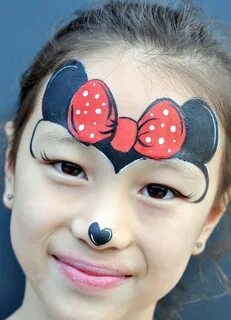 mickey mouse themed face paint