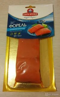 Форель слабосоленая упаковка