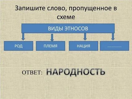 Род племя признаки
