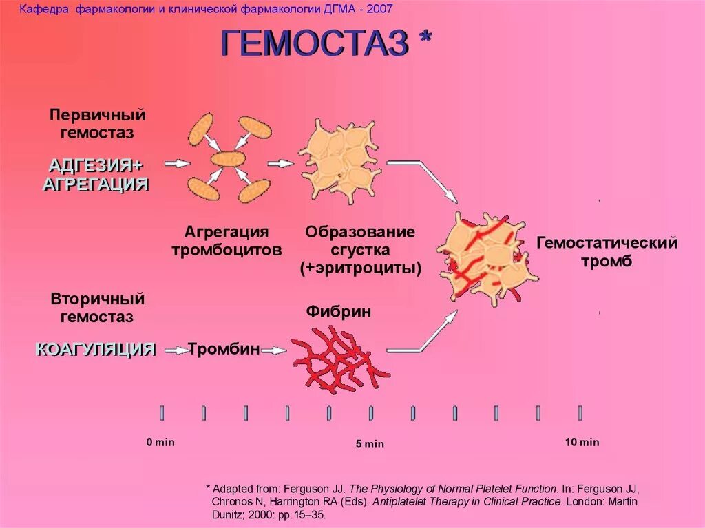 Факторы образования тромба