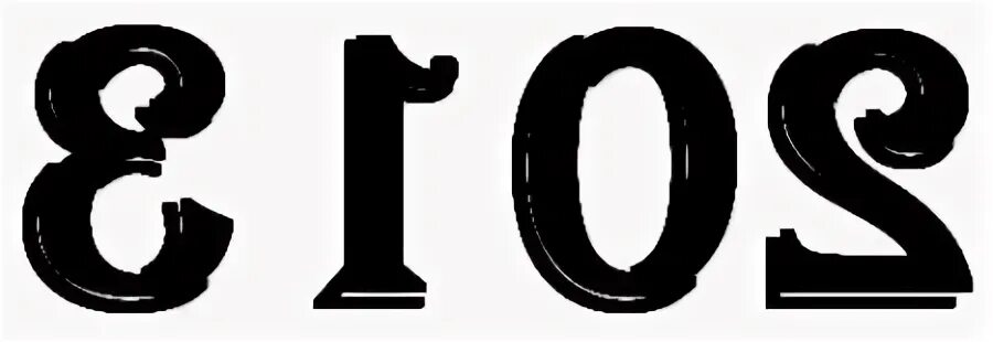 Отражая цифра 2