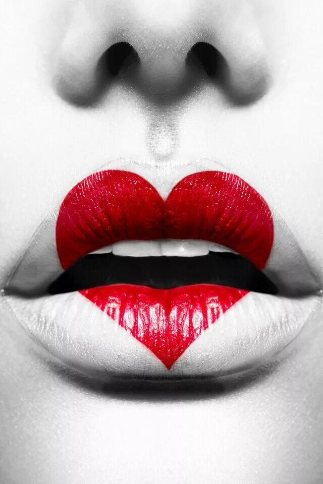 I love lips. Классные губы. Красные губы. Губы сердечком. Красивые красные губы.