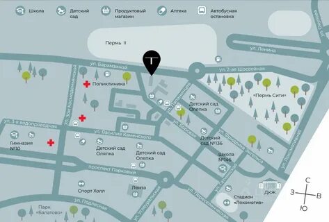 Карта пермь парк