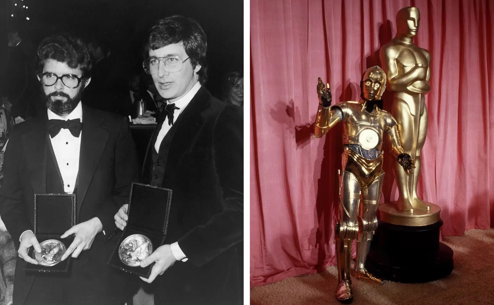 Звездный оскар. Джордж Лукас 1977. Джордж Лукас Звездные войны. Джордж Лукас награды Оскар.