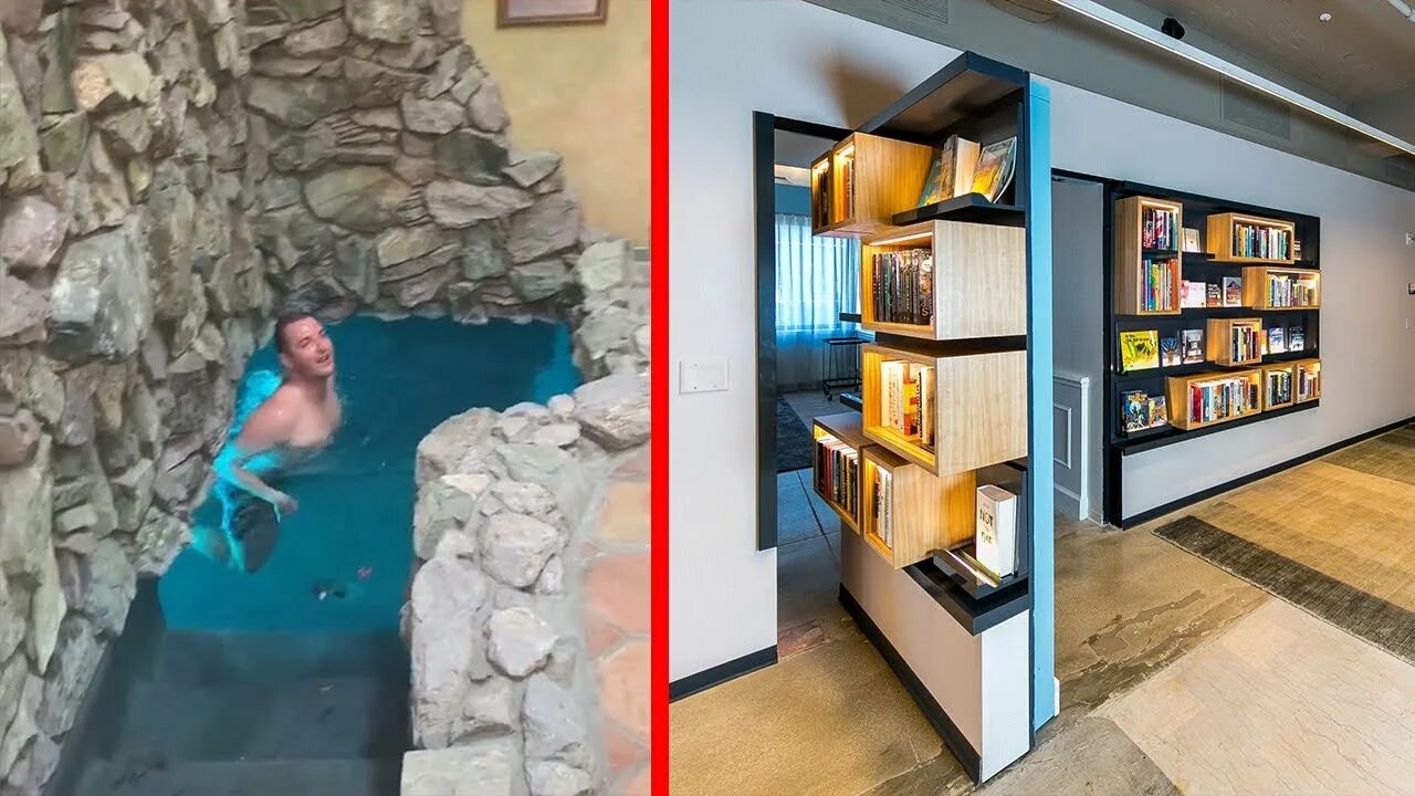 Потайная комната. Секретная комната. Включи видео секретной комнаты. Потайная комната. Hidden rooms and ingenious secret furniture.