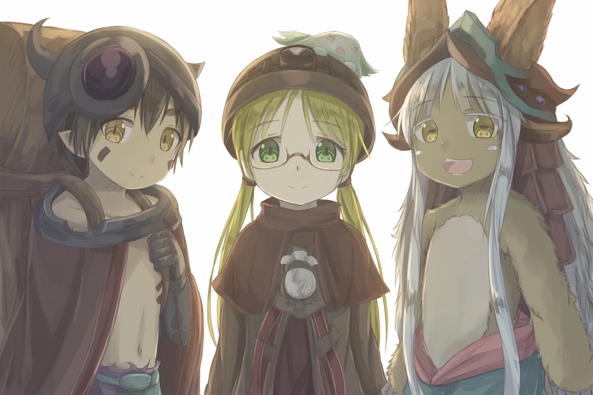 Made in Abyss Рико и рег. Наначи made in Abyss.