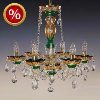 Люстра чешское стекло