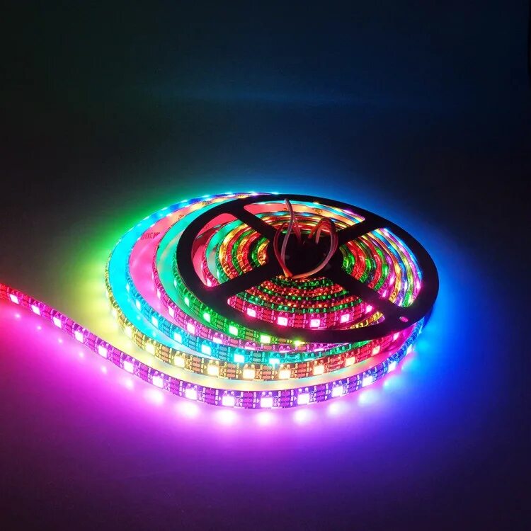 Rgb color led. Ws2812b 60 led. ws2812b светодиод.
