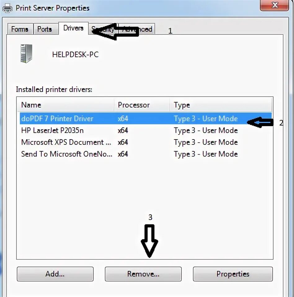 Remove drive. Remove drive