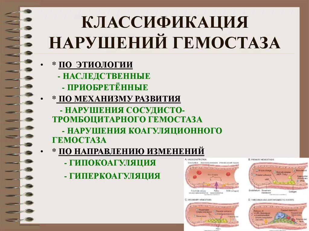 Патофизиология гемостаза