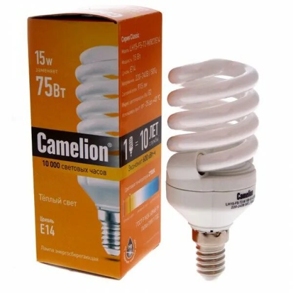 E14 теплый свет. Лампа энергосберегающая 15вт е 14 Управдом. Лампа энергосберегающая теплый цвет (2700-3300к) е14. Энергосберегающая лампа Camelion Eco CF-13 e14 2700k спираль. Лампа Camelion 15w.