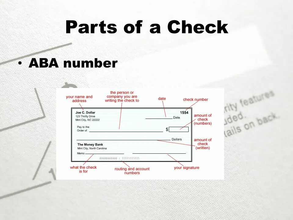 Check your writing. Check your writing