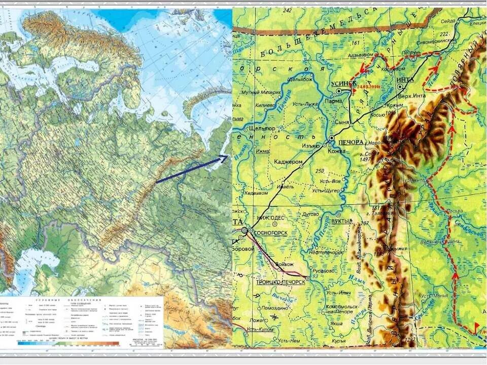 Урал горы физическая карта. Уральские горы на географической карте. Уральские горы на карте Урала. Физическая карта Урала. Откуда начинается урал и где заканчивается