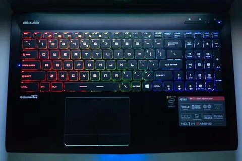 Как на цвет клавиатуре ноутбука msi