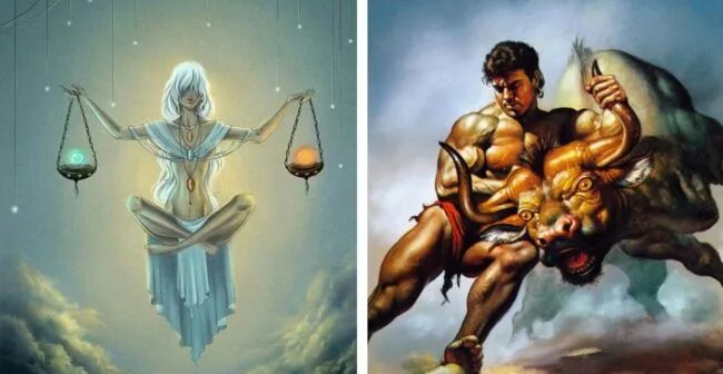 любовь женщины весы мужчина телец