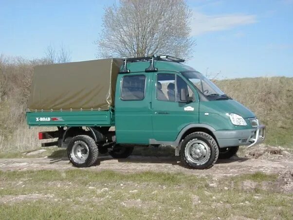 Газель 4 на 4 фото Пост: GAZ-23107-243.