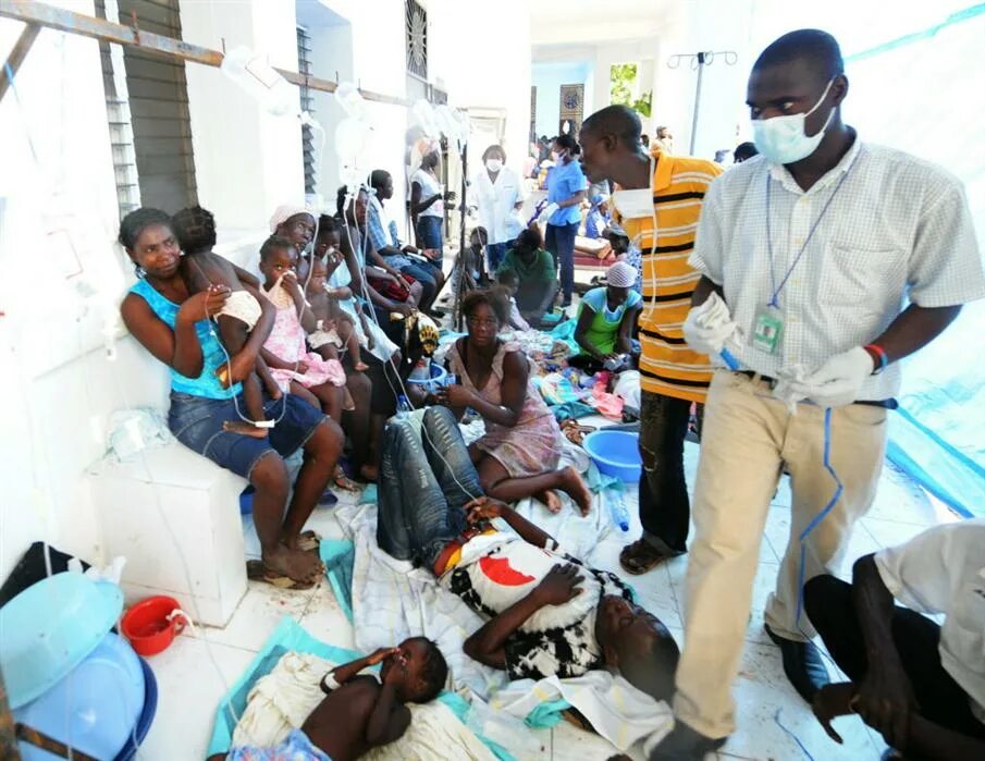 Эпидемия холеры Гаити 2010. Вспышка холеры на Гаити в 2010. 23 октября 2010