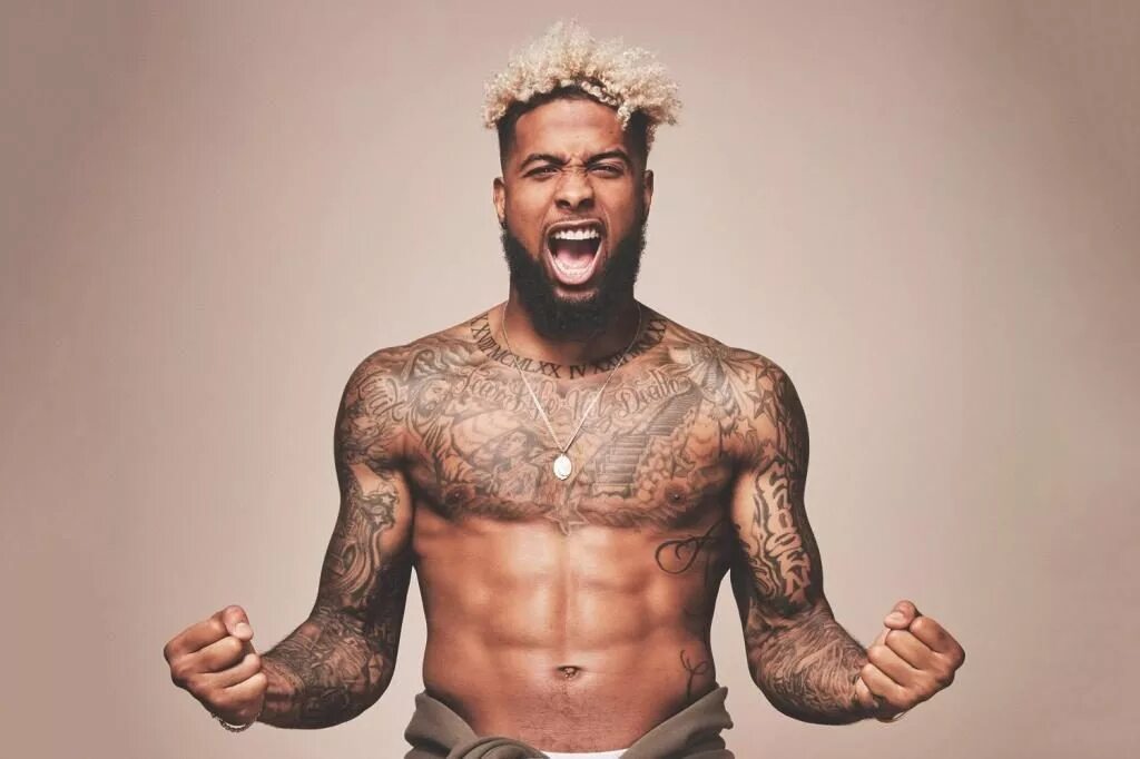 Оделл бэкхам мл. Odell Beckham Jr. Odell Beckham Jr Tattoo. Odell Beckham Татуировки.