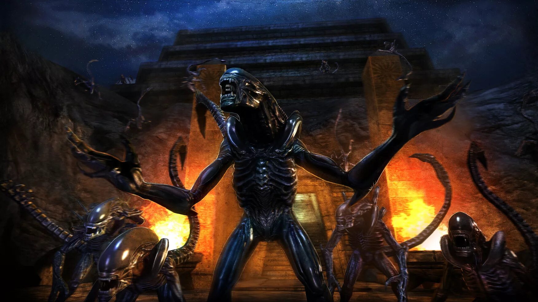 Aliens vs. Predator (игра, 2010). Aliens vs Predator 2010 Ксеноморф. Aliens vs Predator 2 чужой Xenomorph арт. Видео чужой против чужого