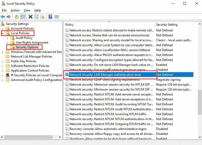 Сетевая ошибка 0x80070035 windows 10. &quot;network security: lan manager authentication level. 80070035 не найден сетевой путь windows 10. майкрософт виндовс нетворк не найден сетевой путь. найти службы которые используют ntlm.