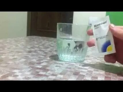 Нимесил разводить в холодной воде
