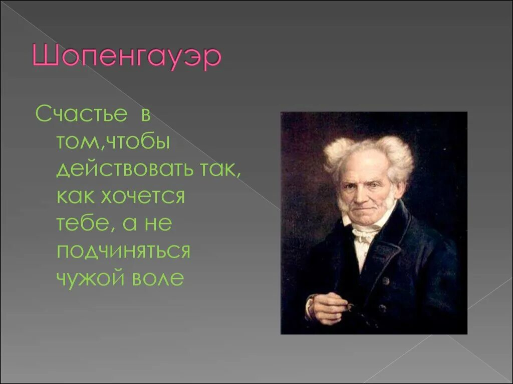 Шопенгауэр о жизни. Шопенгауэр цитаты.