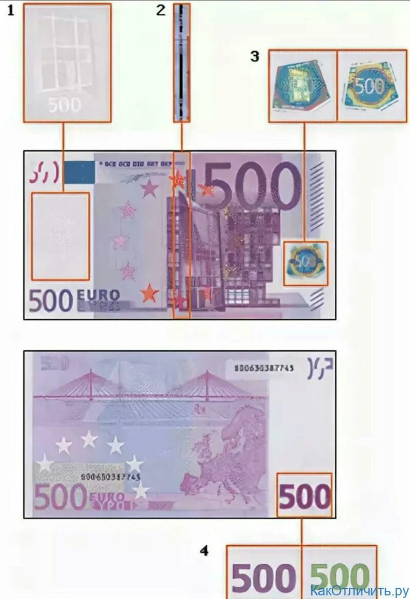 500 Евро как отличить подделку. 500 Евро признаки подлинности. Купюра 100 евро признаки подлинности. Купюра 500 евро. Как отличить 500